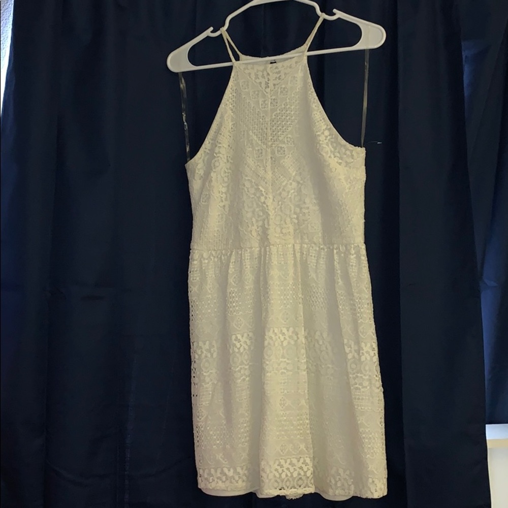 White/ cream lace dress